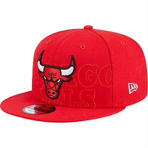 Boné New Era 950 DRAFT 2023 Chicago Bulls NBA Vermelho