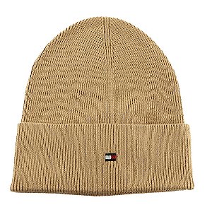 Gorro Tommy Hilfiger Essential Flag Beanie Caqui