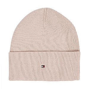 Gorro Tommy Hilfiger Essential Flag Beanie Rosa