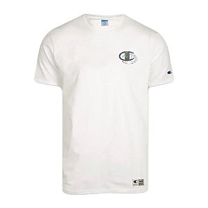 Camiseta Manga Curta Champion Malhão C Inter Chest Off White