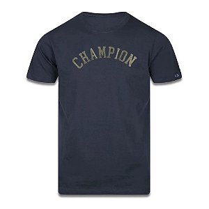 Camiseta Manga Curta Champion Mc Superior Cinza Escuro