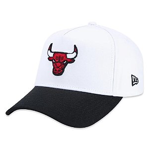 Boné New Era 940 A-Frame Chicago Bulls Winter Sports Branco