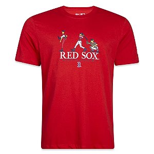 Camiseta New Era Boston Red Sox Freestyle Vermelho