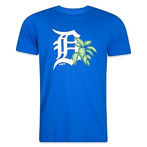 Camiseta New Era Detroit Tigers Rooted Nature Azul