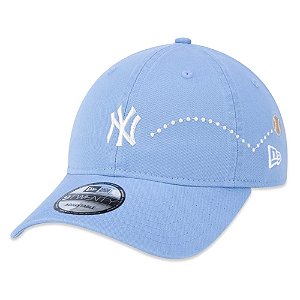 Boné New Era 920 New York Yankees Golf Culture Azul Claro
