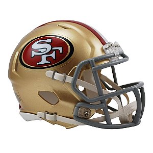 Capacete Riddell San Francisco 49ers Miniatura Revolution Speed