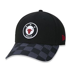 Boné New Era 940 Chicago Bulls Energy Spirit Preto