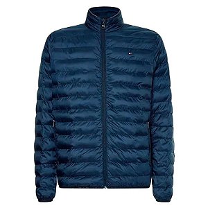 Jaqueta Puffer Tommy Hilfiger Packable Circular Azul