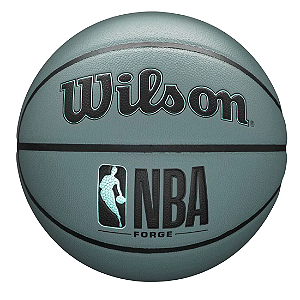 Bola de Basquete Wilson NBA Forge Cinza Tamanho Oficial