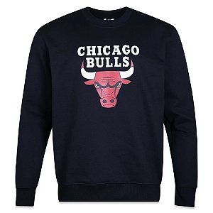 Moletom New Era Chicago Bulls Core Preto