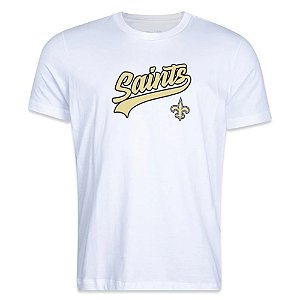 Camiseta New Era New Orleans Saints Hiphop Branco