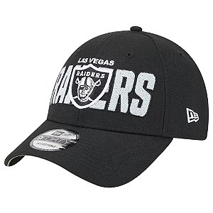 Boné New Era 940 Las Vegas Raiders NFL Draft 2023 Preto