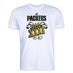 Camiseta New Era Green Bay Packers Core Branco