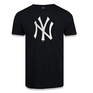 Camiseta New Era New York Yankees Big Logo Preto