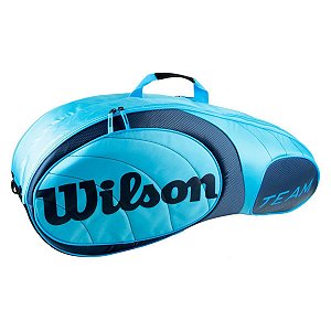 Raqueteira Wilson Team X6 Azul