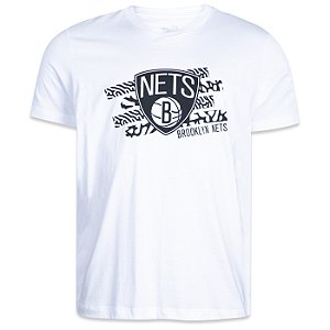 Camiseta New Era Brooklyn Nets NBA All Sport Art Branco