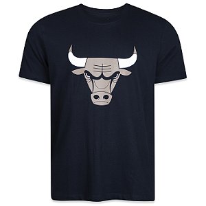 Camiseta New Era Chicago Bulls NBA Regular Core Preto