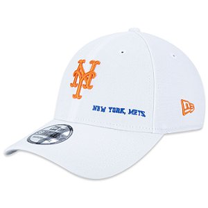 Boné New Era 3930 New York Mets Club House Fechado Branco