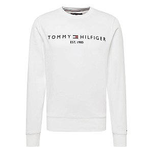 Moletom Tommy Hilfiger Logo Sweatshirt Branco