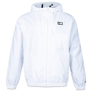Jaqueta Corta Vento Windbreaker New Era Logo Box Branco