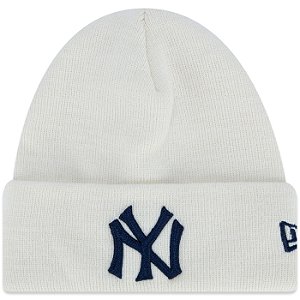 Gorro New Era New York Yankees Logo History Off White