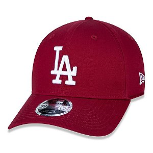 Boné Los Angeles Dodgers 3930 White on Cardinal - New Era