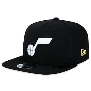 Boné New Era 950 Utah Jazz Aba Reta Preto