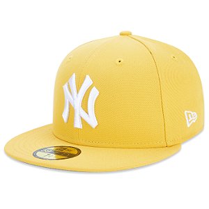 Boné New Era 5950 New York Yankees Amarelo