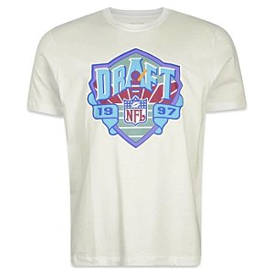 Camiseta New Era All Core Draft97 NFL Off White