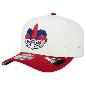 Boné New Era 950 NFL Carnaval Game Off White