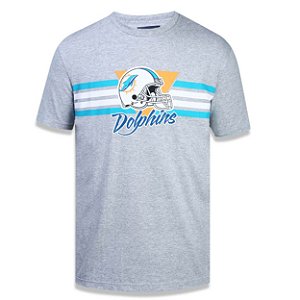 Camiseta Miami Dolphins Versatile Sport Faixa - New Era