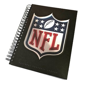 Caderno Team 3D NFL Logo