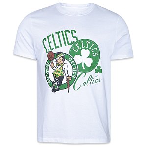 Camiseta New Era Boston Celtics World Of Logos Branco