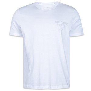 Camiseta New Era Chicago Bulls Core Essentials Style Branco