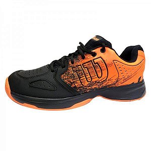 Tenis Wilson K Ultimate Laranja e Preto