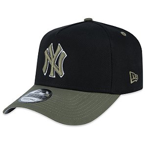 Boné New Era 940 A-Frame New York Yankees Dual Color Verde