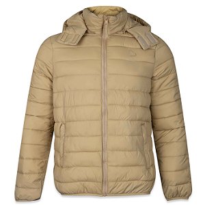 Jaqueta Puffer New Era Leve Flag Kaki