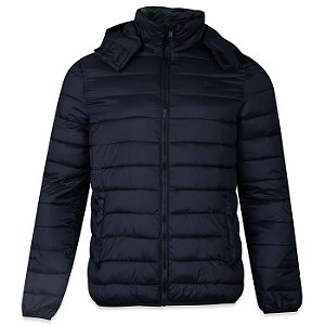 Jaqueta Puffer New Era Leve Flag Preto