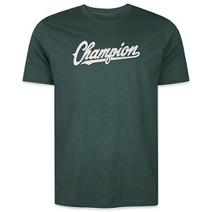 Camiseta Manga Curta Champion Signature Vintage Silk Verde