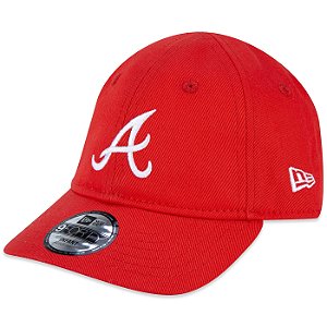 Boné Infantil New Era 920 Atlanta Braves Vermelho