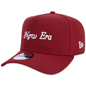 Boné New Era 940 A-Frame Branded All Classic Bordô