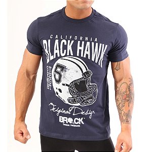Camiseta Brock Capacete Hawk Futebol Americano
