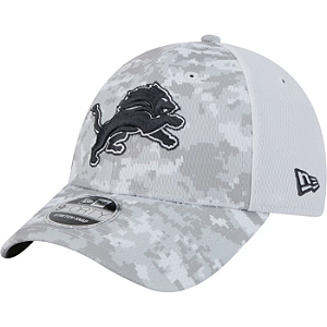 Boné New Era 940 Detroit Lions NFL Salute To Service Cinza