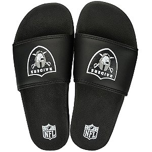 Chinelo Oakland Raiders Slip On Colors - NFL
