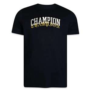 Camiseta Champion Manga Curta Malhão Old English Silk