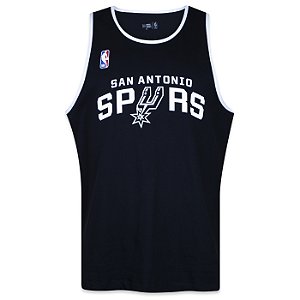 Regata New Era All Core NBA San Antonio Spurs Preto