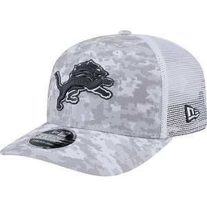 Boné New Era 970 Trucker Detroit Lions NFL Salute to Service