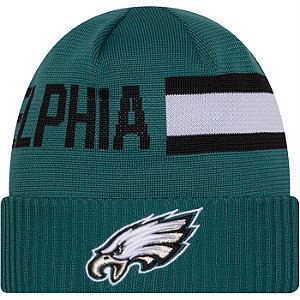Gorro New Era Philadelphia Eagles NFL Sideline 2024 Verde