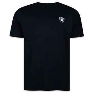 Camiseta New Era Las Vegas Raiders Mini Logo Preto