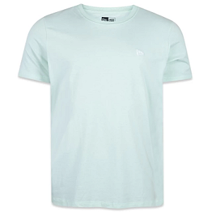 Camiseta New Era Logo Flag Bordado Verde Água